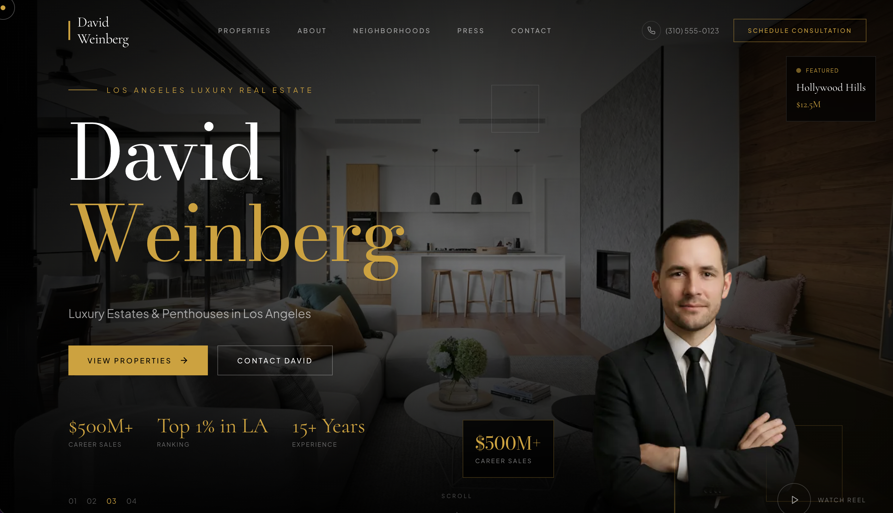 Luxury Real Estate Website